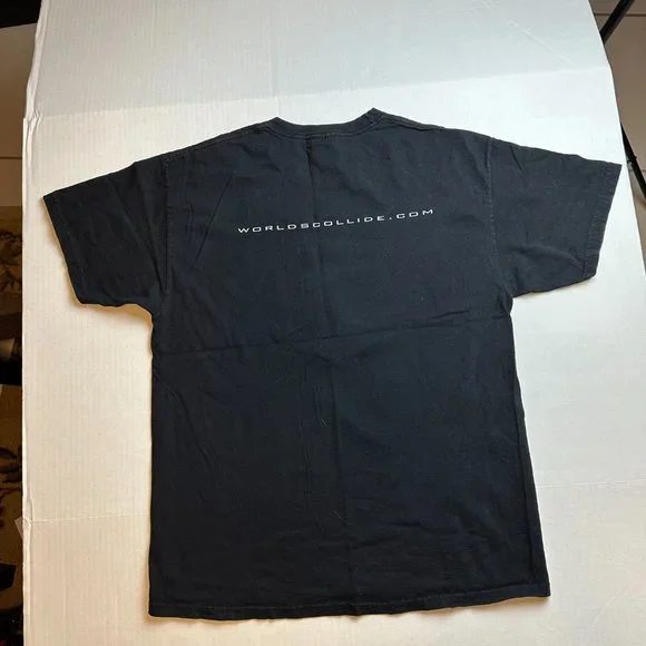 Vintage Mortal Combat Men's Mortal Combat Dragon Logo Black Tee Size Large - Picture 3 of 3